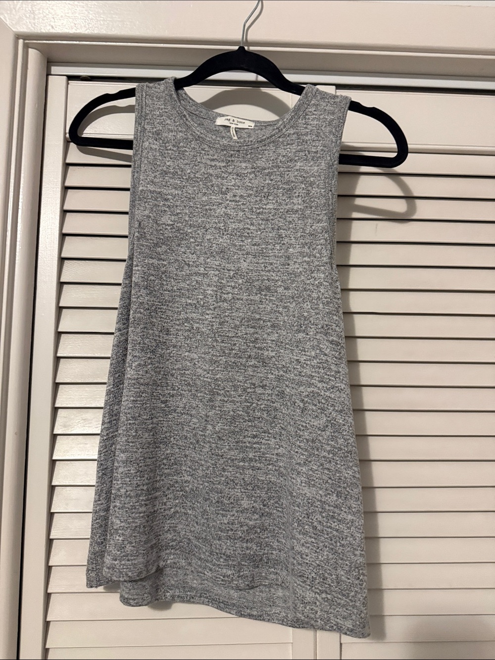 Rag & bone Grey Marled Sleeveless Tank Top